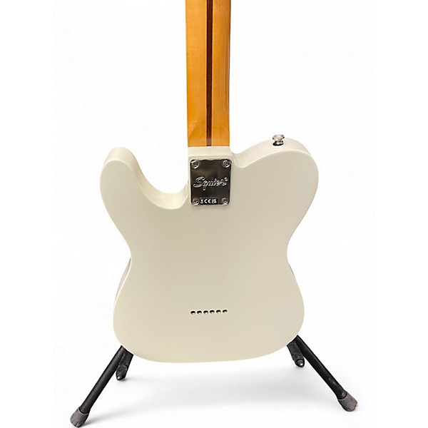 Used Squier Classic Vibe Telecaster Thinline Alpine White Hollow Body Electric Guitar