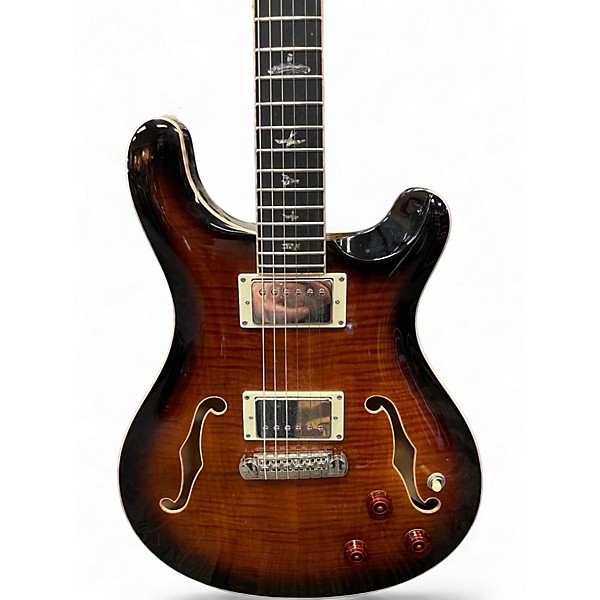 Used PRS SE Hollowbody Piezo Smokeburst Hollow Body Electric Guitar