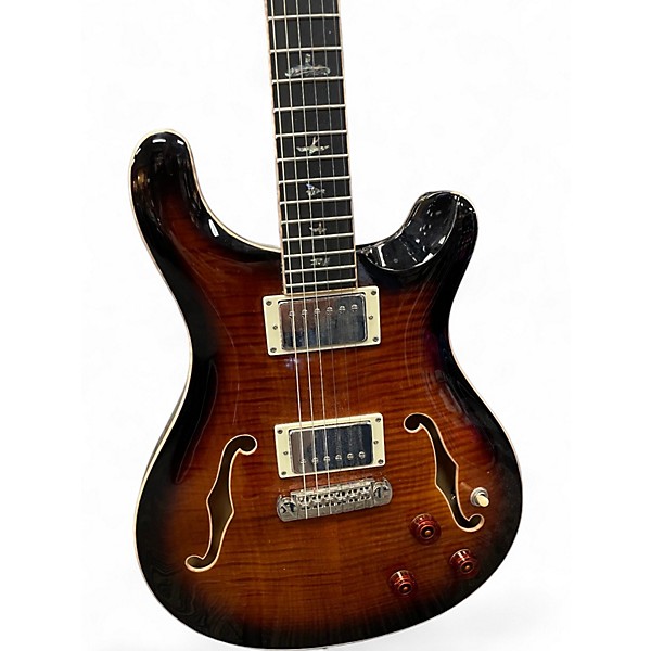 Used PRS SE Hollowbody Piezo Smokeburst Hollow Body Electric Guitar
