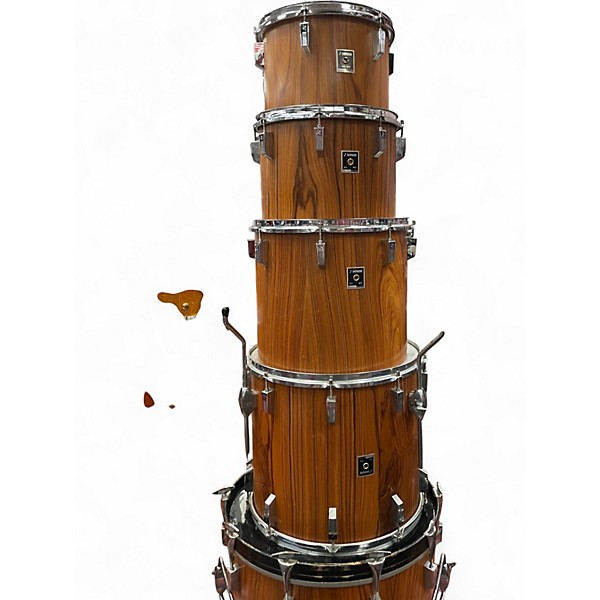 Used SONOR 5 Piece Rosewood Drum Kit Rosewood Drum Kit