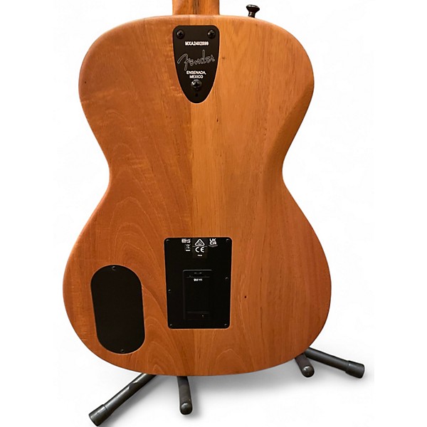 Used 2024 Fender Highway Parlor Mahogany Acoustic Electric Guitar