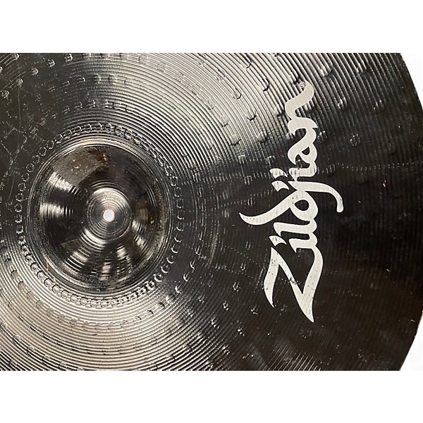 Used Zildjian 22in PITCH BLACK RIDE Cymbal