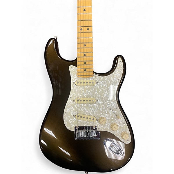 Used 2021 Fender American Ultra Stratocaster Texas Tea Solid Body Electric Guitar