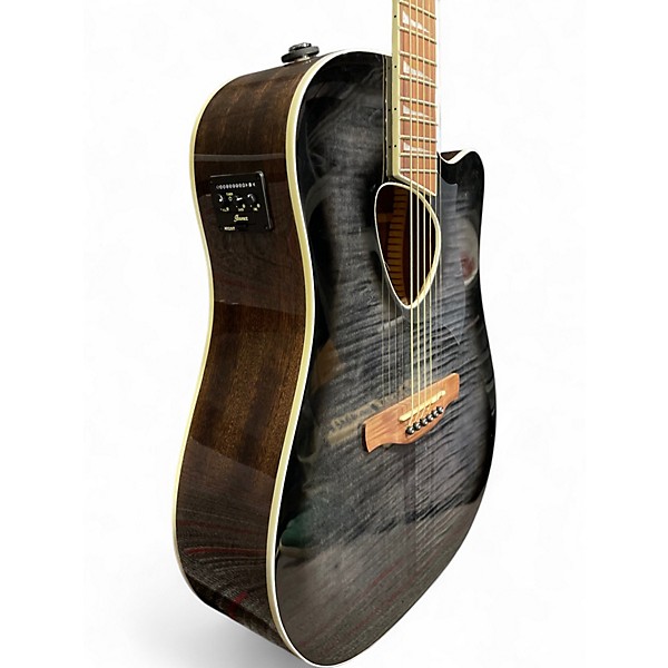 Used Ibanez ALT30 Altstar Black Acoustic Electric Guitar