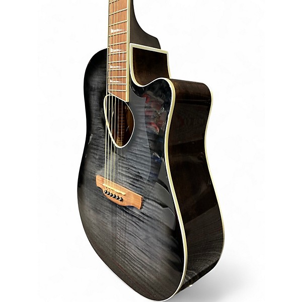 Used Ibanez ALT30 Altstar Black Acoustic Electric Guitar