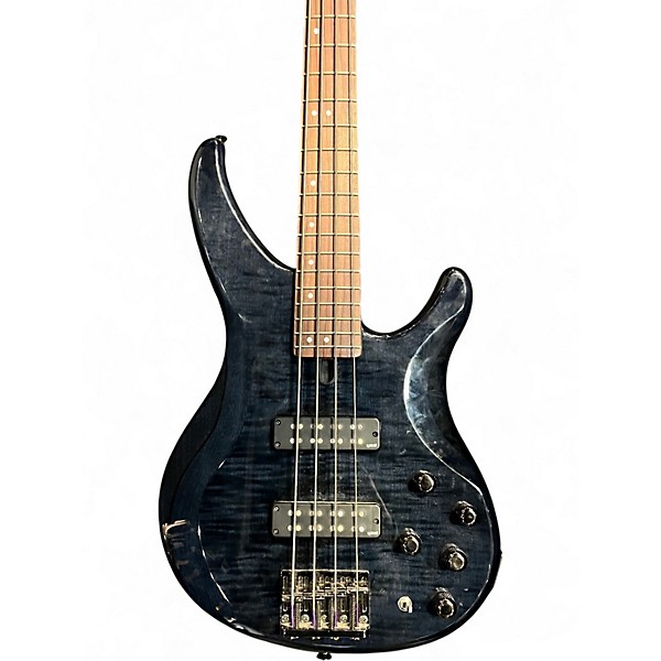 Used Yamaha TRBX604FM Trans Black Electric Bass Guitar