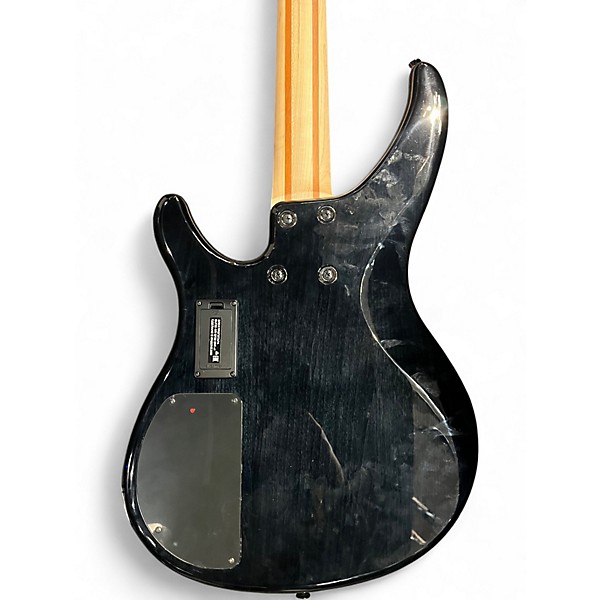 Used Yamaha TRBX604FM Trans Black Electric Bass Guitar