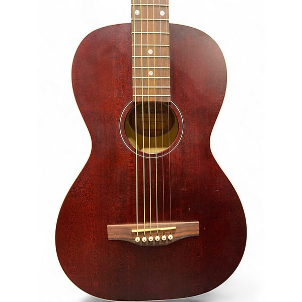 Used Art & Lutherie Roadhouse Tennesse Parlor Red Acoustic Electric Guitar