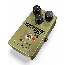 Used Electro-Harmonix Green Russian Big Muff Pi Fuzz Effect Pedal