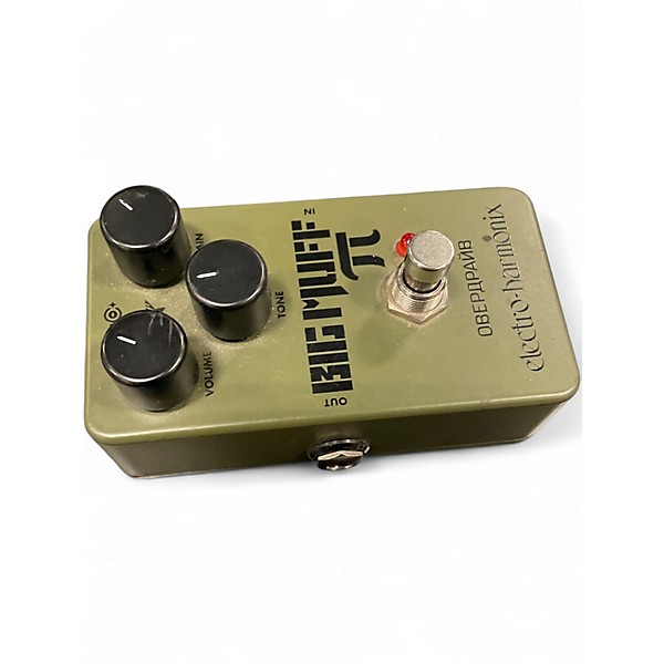 Used Electro-Harmonix Green Russian Big Muff Pi Fuzz Effect Pedal