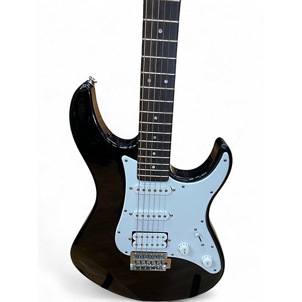 Used 2021 Yamaha Pacifica Black and White Solid Body Electric Guitar