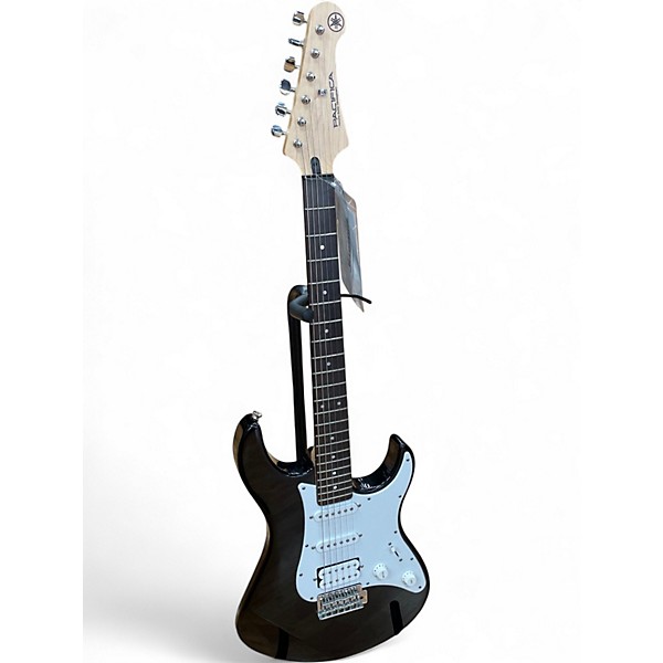 Used 2021 Yamaha Pacifica Black and White Solid Body Electric Guitar