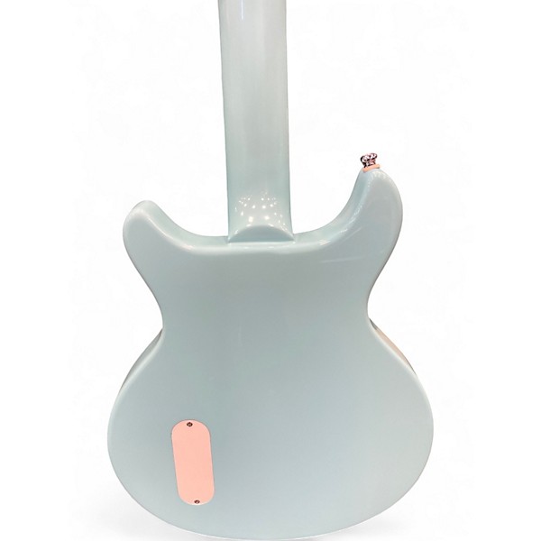 Used Harley Benton DC JR Blue Solid Body Electric Guitar