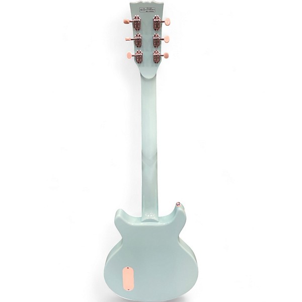 Used Harley Benton DC JR Blue Solid Body Electric Guitar