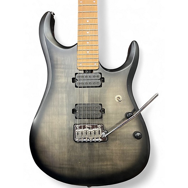 Used 2010s Sterling by Music Man JP50 John Petrucci Signature Trans Black Solid Body Electric Guitar
