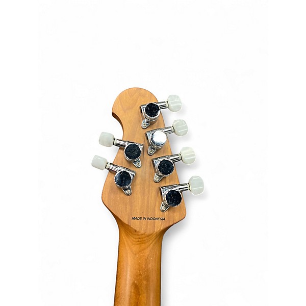 Used 2010s Sterling by Music Man JP50 John Petrucci Signature Trans Black Solid Body Electric Guitar