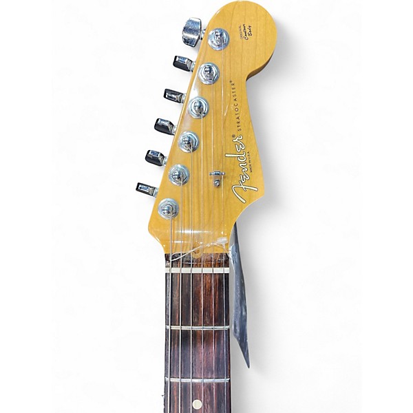 Used Fender American Standard Stratocaster Olympic White Solid Body Electric Guitar