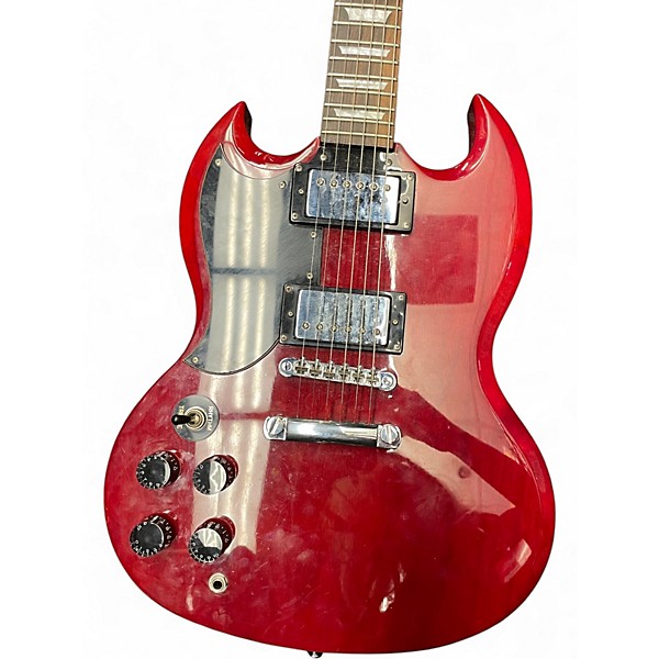 Used 2005 Epiphone 1961 SG Special Left Handed Cherry Electric Guitar