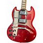 Used 2005 Epiphone 1961 SG Special Left Handed Cherry Electric Guitar