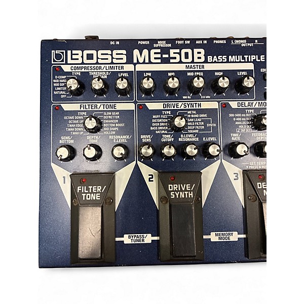 Used BOSS ME50B Bass Multi Bass Effect Pedal