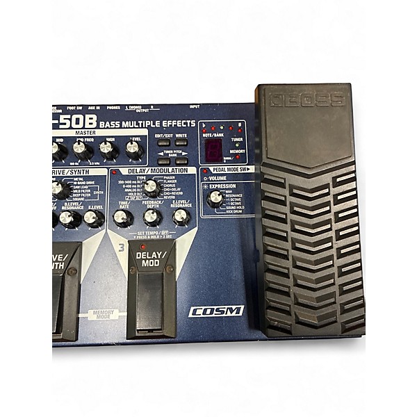 Used BOSS ME50B Bass Multi Bass Effect Pedal