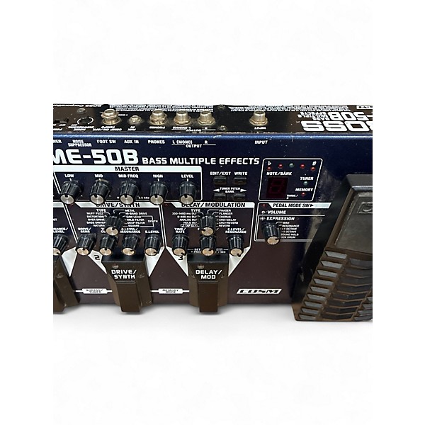 Used BOSS ME50B Bass Multi Bass Effect Pedal