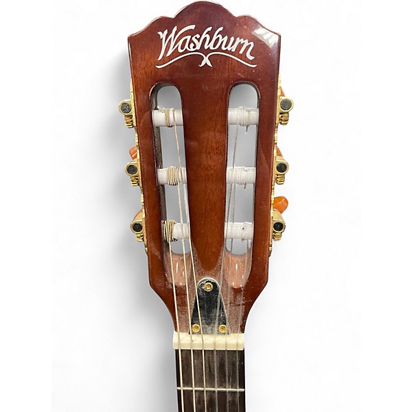 Used Washburn EACT42S Natural Classical Acoustic Electric Guitar