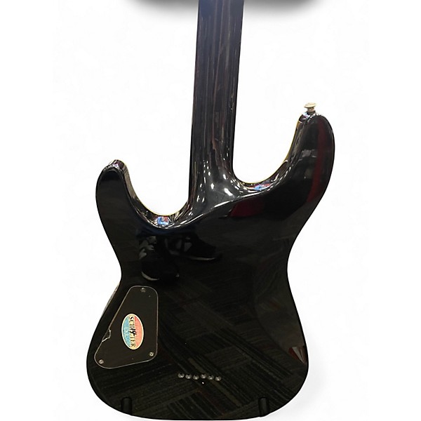 Used Schecter Guitar Research Blackjack C1 Black Solid Body Electric Guitar