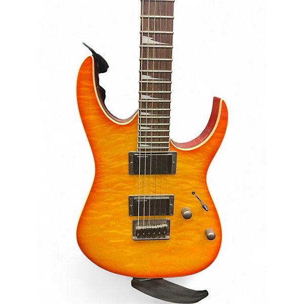 Used Ibanez RG3EX1 Orange Solid Body Electric Guitar