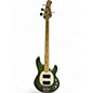 Used Ernie Ball Music Man Stingray SUB Bass Green Electric Bass Guitar thumbnail