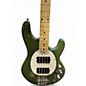 Used Ernie Ball Music Man Stingray SUB Bass Green Electric Bass Guitar