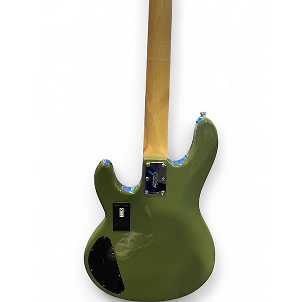 Used Ernie Ball Music Man Stingray SUB Bass Green Electric Bass Guitar
