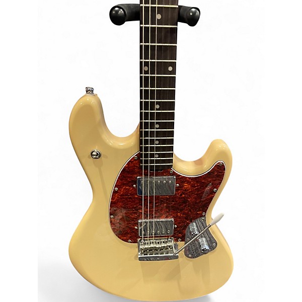 Used Sterling by Music Man SR50 Cream Solid Body Electric Guitar