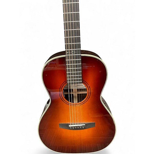 Used Alvarez LP70E HERRINGBONE SUNSET Acoustic Electric Guitar