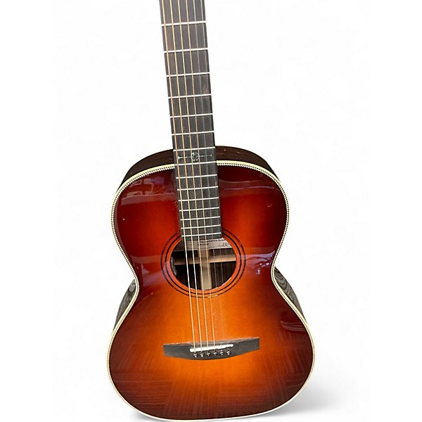 Used Alvarez LP70E HERRINGBONE SUNSET Acoustic Electric Guitar