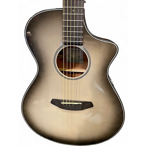 Used Breedlove Discovery Concert Gray Acoustic Guitar