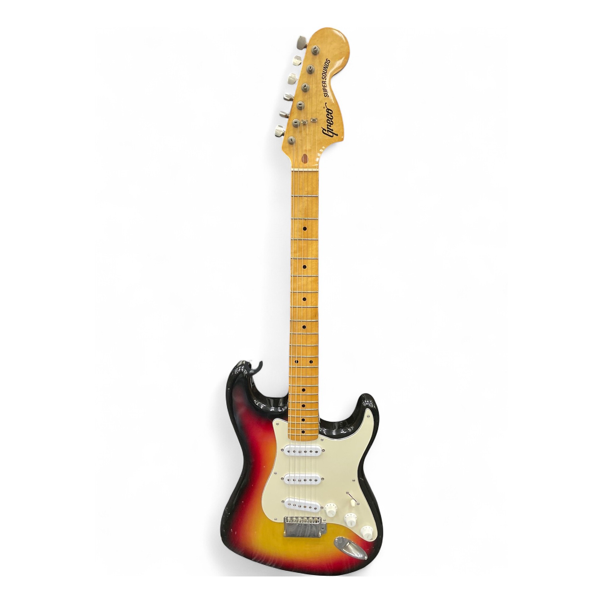 ギター Greco SE500S Used 1976 Greco SE-500 SUPERSOUNDS 2 Color Sunburst Solid Body