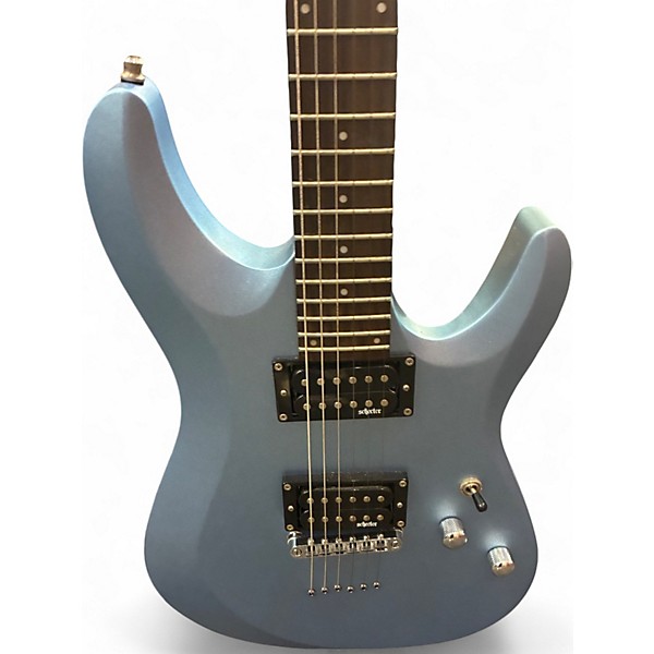 Used Schecter Guitar Research C6 DELUXE Pelham Blue Solid Body Electric Guitar