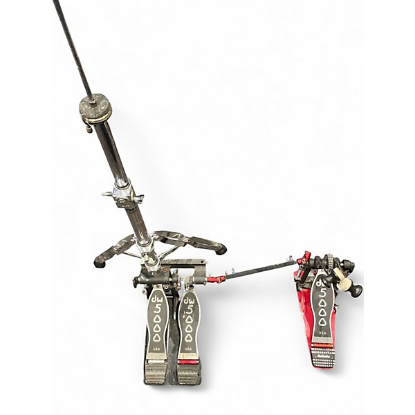 Used DW 5000 dbl pedal with hi hat stand Drum Pedal