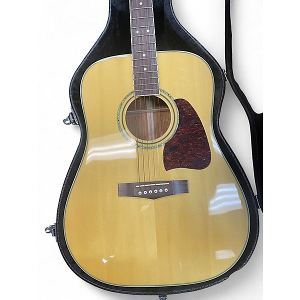 Used Ibanez aw800knt Natural Acoustic Guitar