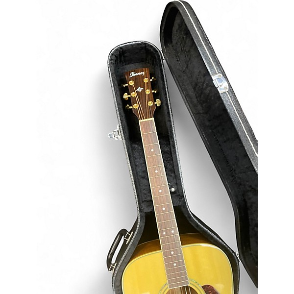 Used Ibanez aw800knt Natural Acoustic Guitar