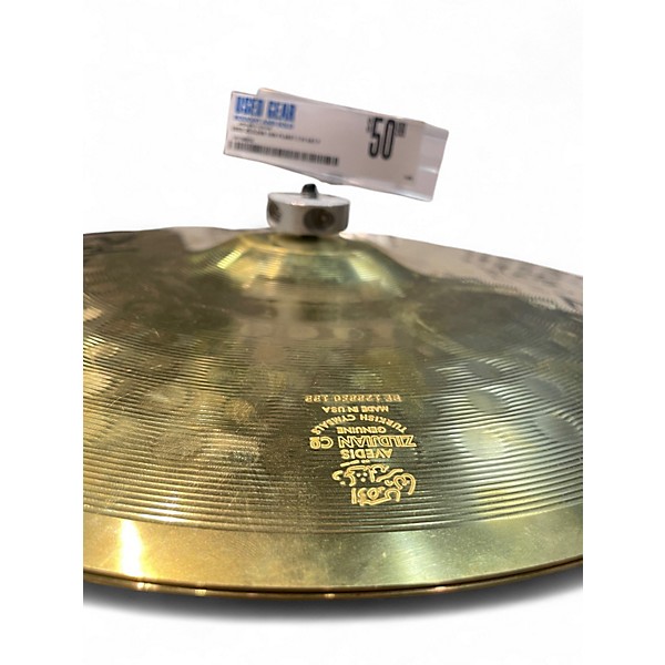 Used Zildjian 14in Planet Z Hi Hat Pair Cymbal