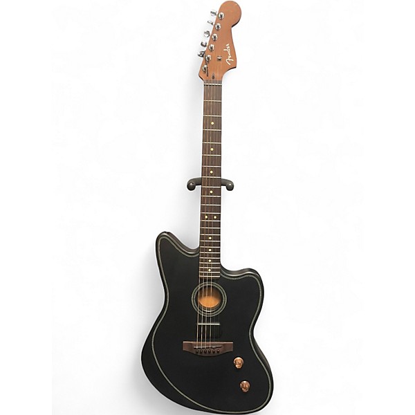 Used Fender acoustasonic standard jazzmaster black Acoustic Electric Guitar