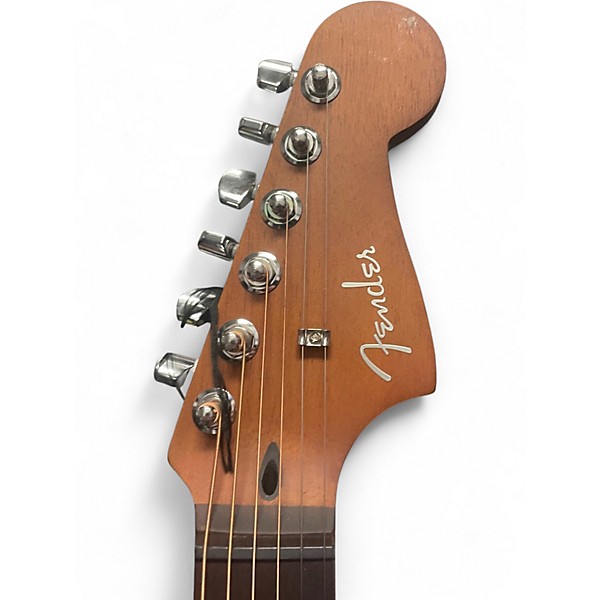 Used Fender acoustasonic standard jazzmaster black Acoustic Electric Guitar