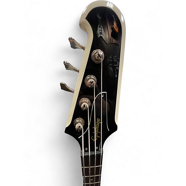 Used Epiphone Thunderbird IV Alpine White Electric Bass Guitar