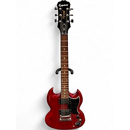 Used Epiphone SG Special Bolt On Trans Red Solid Body Electric Guitar
