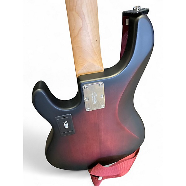 Used Sterling by Music Man Ray5HH 5 String Red Burst Electric Bass Guitar