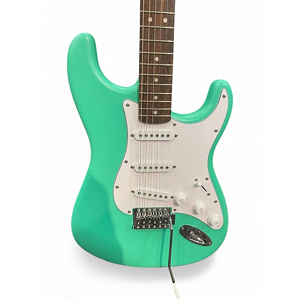 Used Squier Stratocaster Seafoam Green Solid Body Electric Guitar