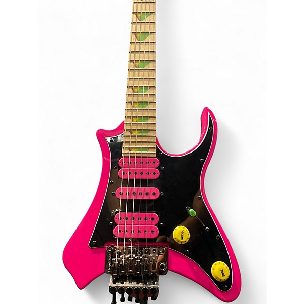 Used Traveler Guitar VAIBRANT Pink Electric Guitar