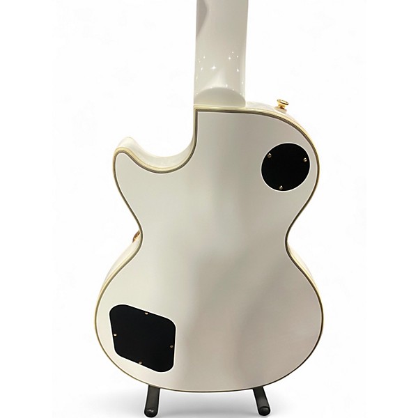 Used Epiphone Les Paul Custom Alpine White Solid Body Electric Guitar